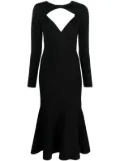 Roland Mouret detachable-sleeves midi dress - Black