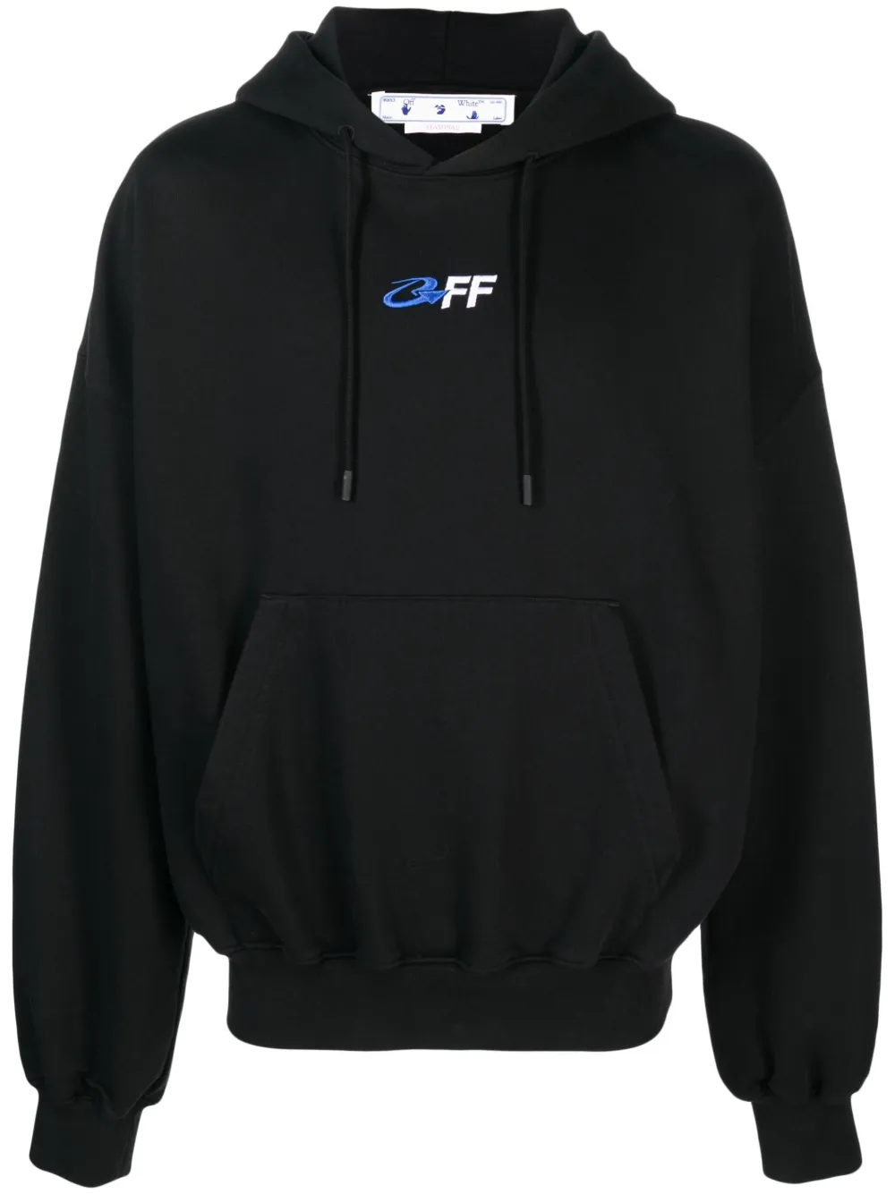 Off White Graphic print Cotton Hoodie Farfetch