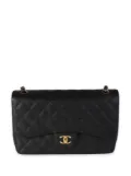 CHANEL Pre-Owned 2015-2016 Jumbo Double Flap shoulder bag - Black