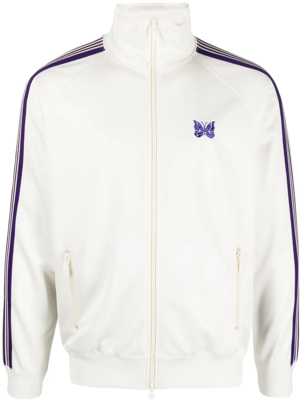 Poly Smooth Track Jacket In White