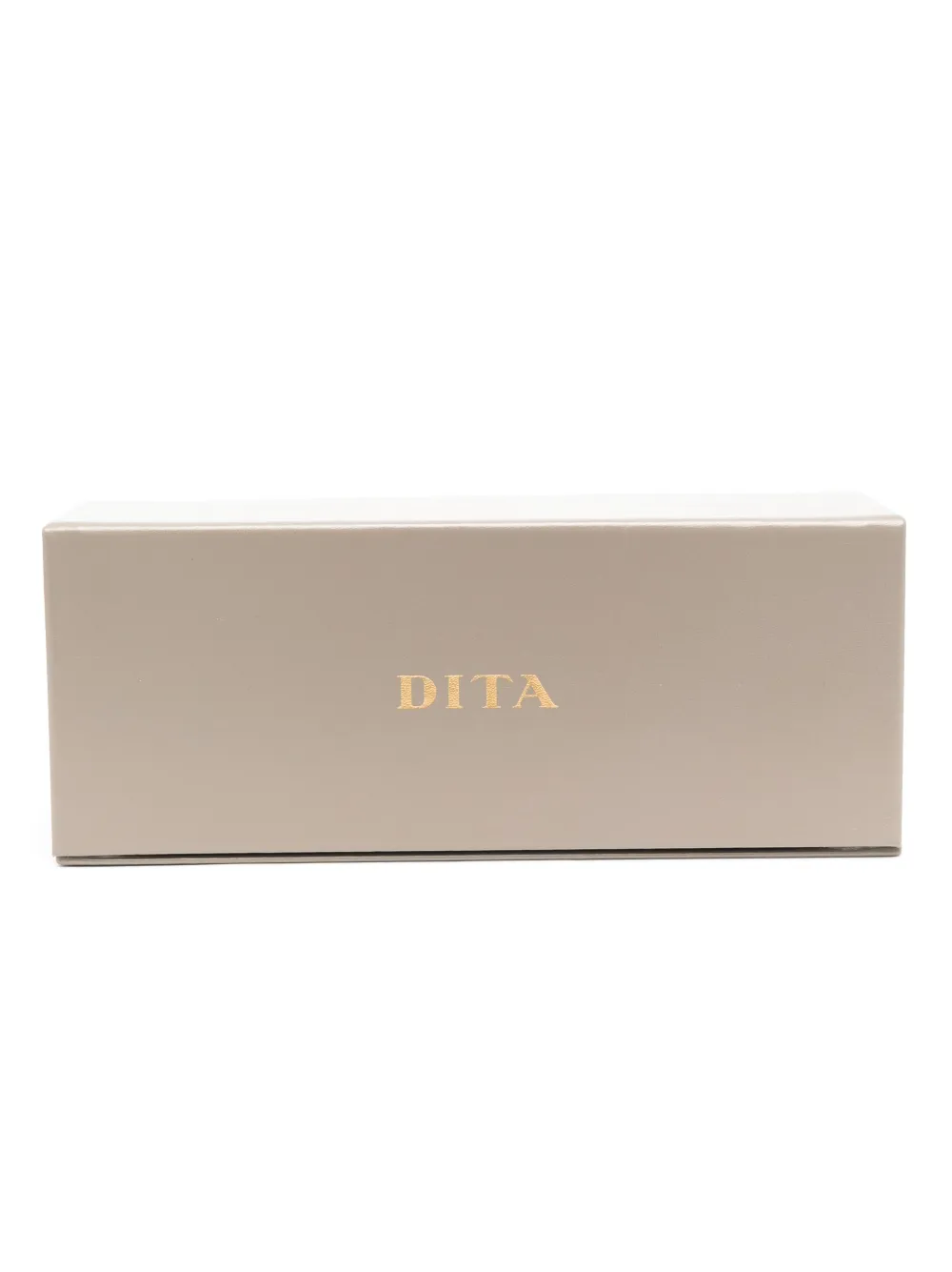 Shop Dita Eyewear Logo-print Square-frame Sunglasses In 黑色