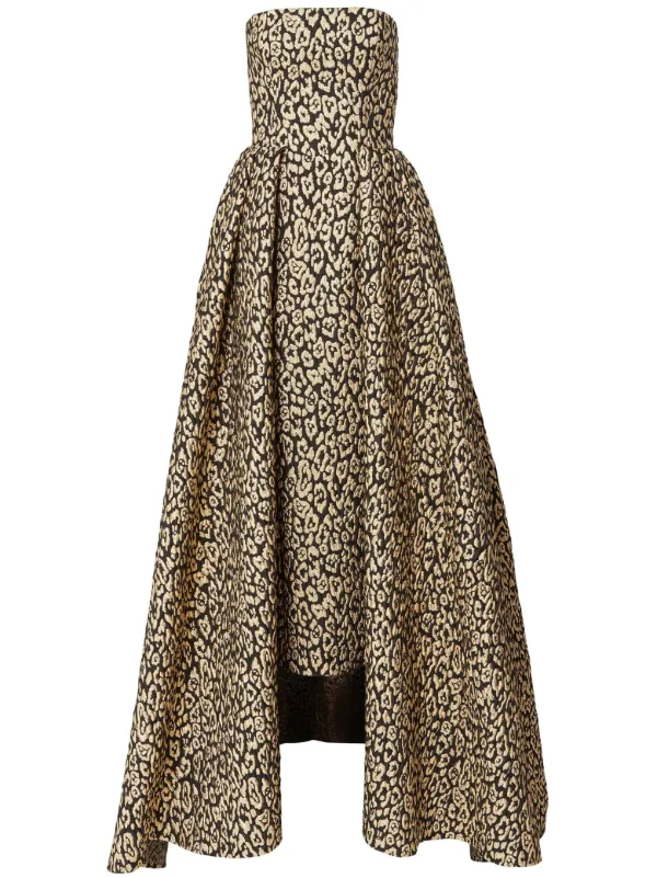 Carolina herrera 2025 leopard dress