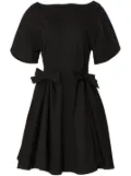 Carolina Herrera bow-detail V-back dress - Black