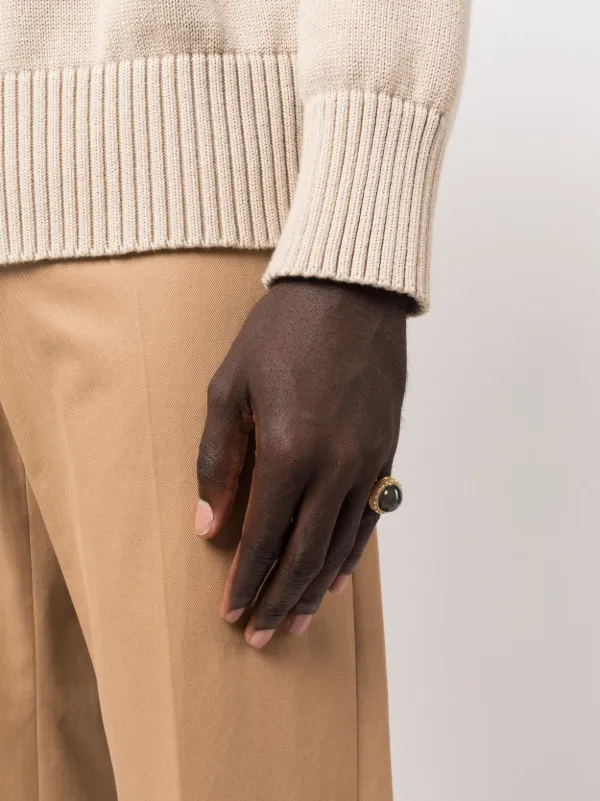 Missoma x Harris Reed Labradorite Cocktail Ring | Gold