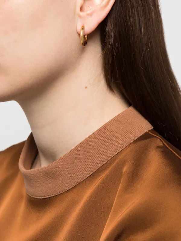 MISSOMAゴールド ミニ TUNNEL フープ ピアス MISSOMAゴールド ミニ TUNNEL フープ ピアス MISSOMAゴールド