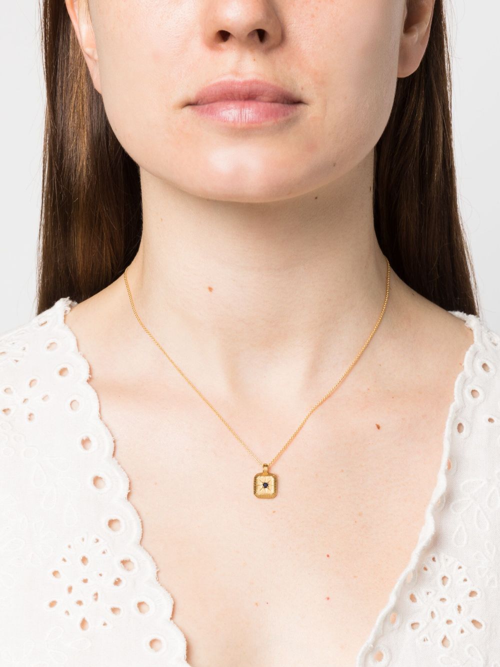 Missoma September birthstone star-pendant necklace - Goud
