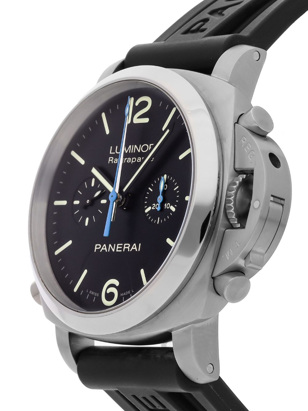 Panerai 2010 pre-owned Luminor 1950 Chronograph horloge - Zwart