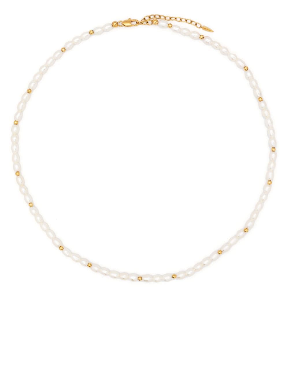 Missoma Seed Pearl Beaded Bracelet | 18ct Gold Plated/Pearl