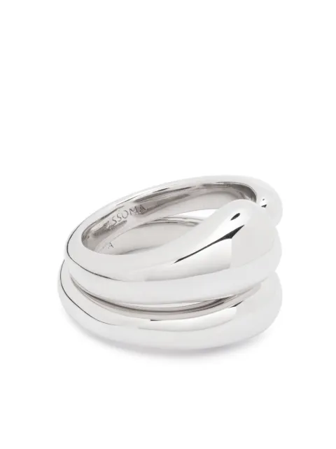 Missoma Organic polished-finish stacking rings