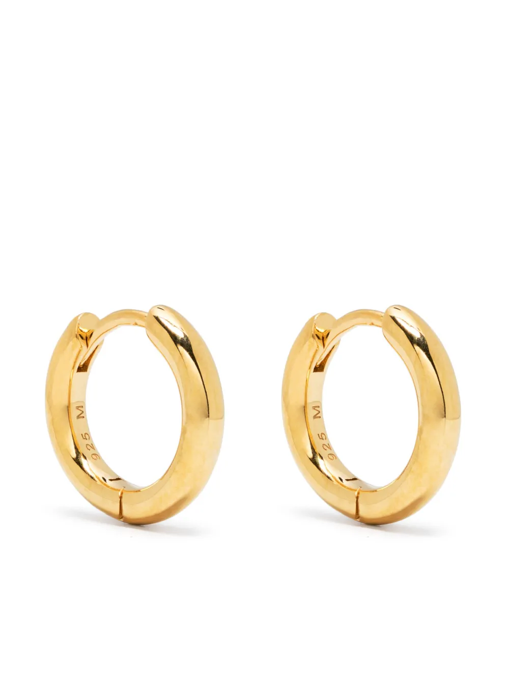 Missoma Polished-finish Hoop Earrings In Gold