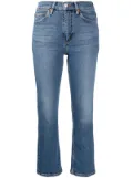 RE/DONE 70s straight-leg cropped jeans - Blue