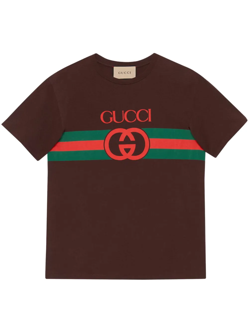 Pind Suradam Fabrikant Gucci logo-print Cotton T-shirt - Farfetch