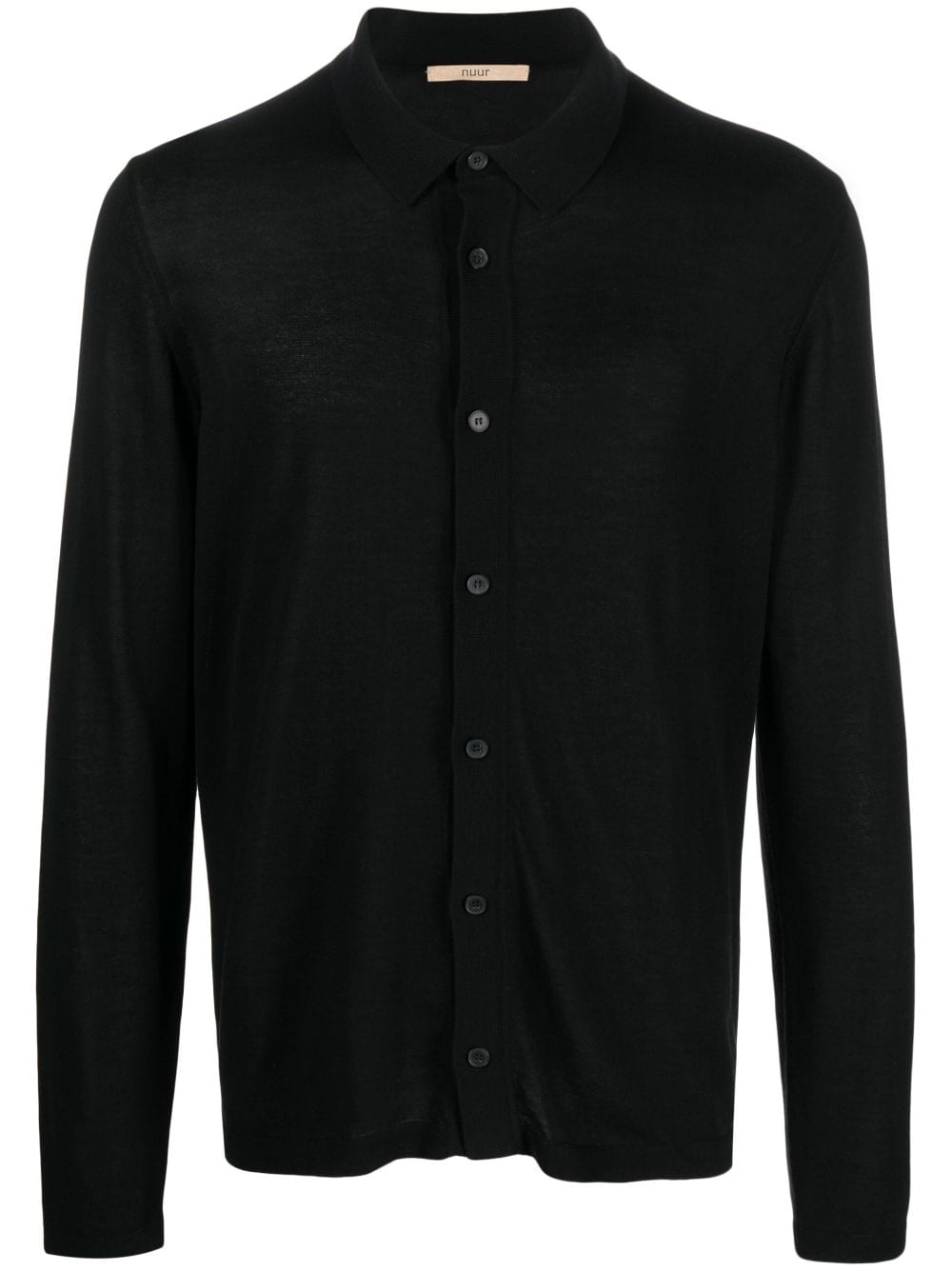 Nuur Long Sleeve Shirt In Navy