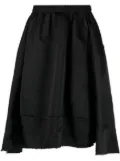 Comme Des Garçons asymmetric midi skirt - Black