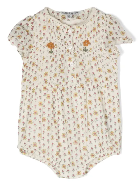 Emile Et Ida body con bordado floral