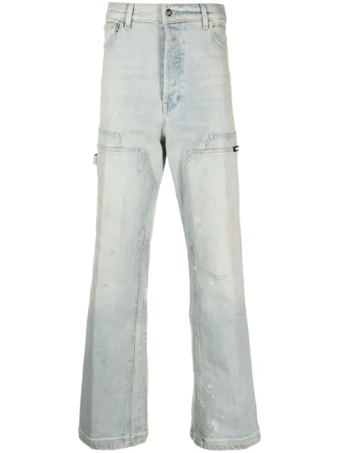 Nahmias jeans rectos con paneles