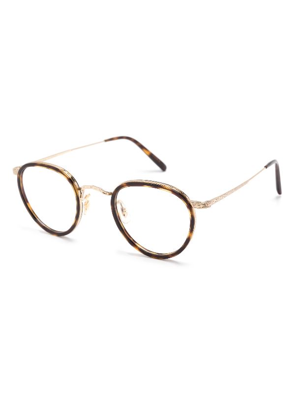 Oliver Peoples MP-2 round-frame Glasses | Brown | FARFETCH AO