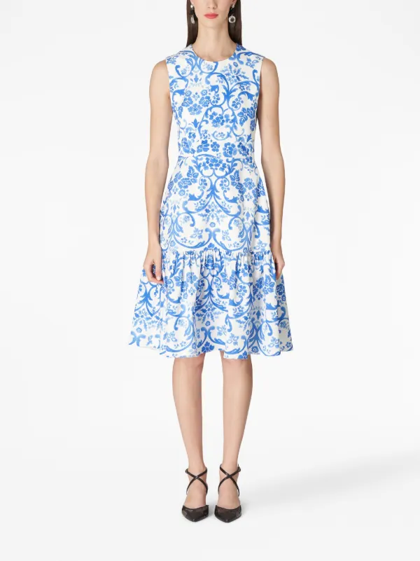 sachin and babi light blue dress Linen Blend Strapless Drop-Waist Maxi Dress
