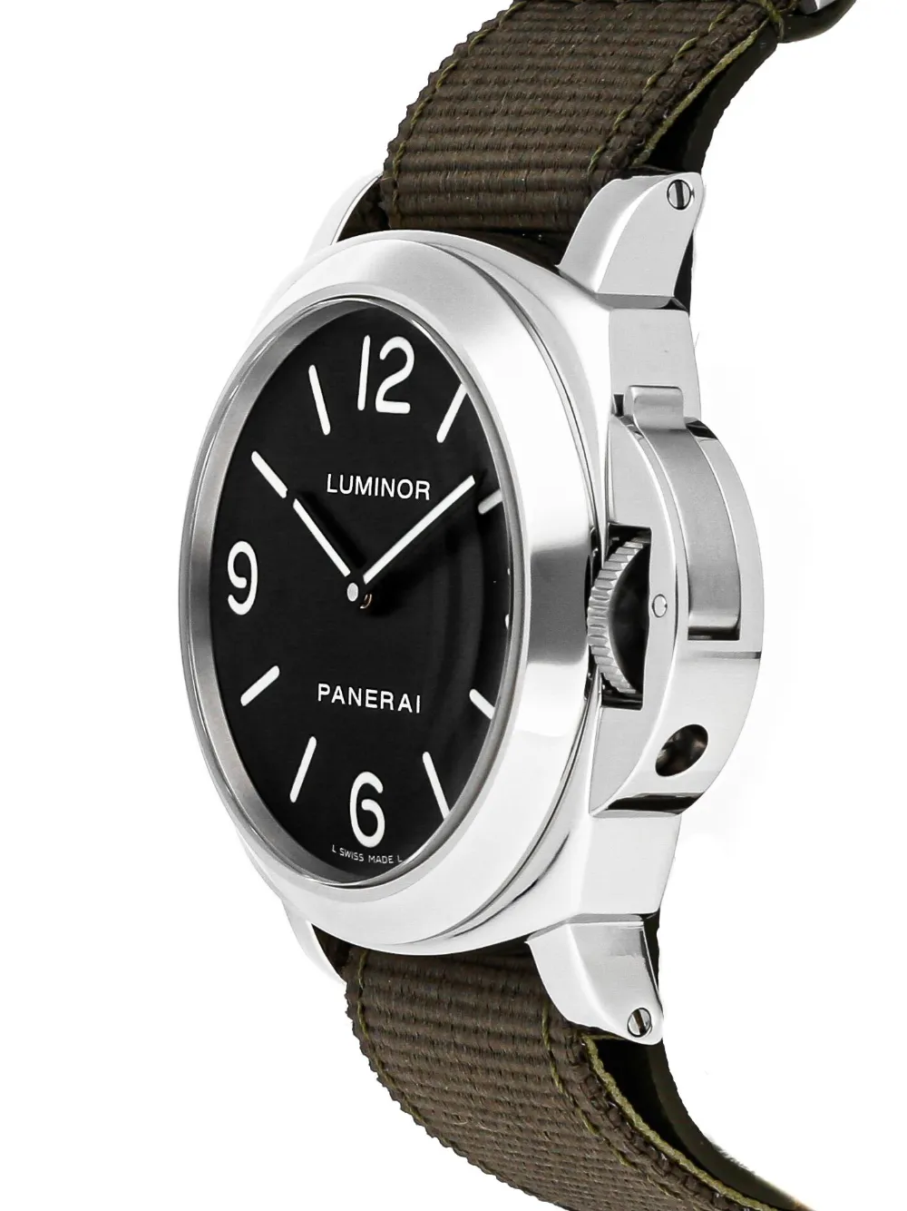 Panerai Pre-owned Luminor Base horloge - Zwart