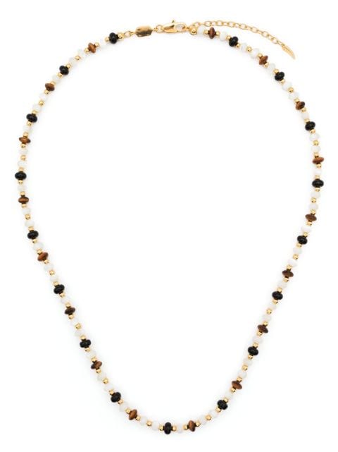 Missoma pearl-embellished beaded necklace