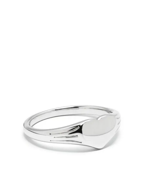 Missoma Heart engraveable ring