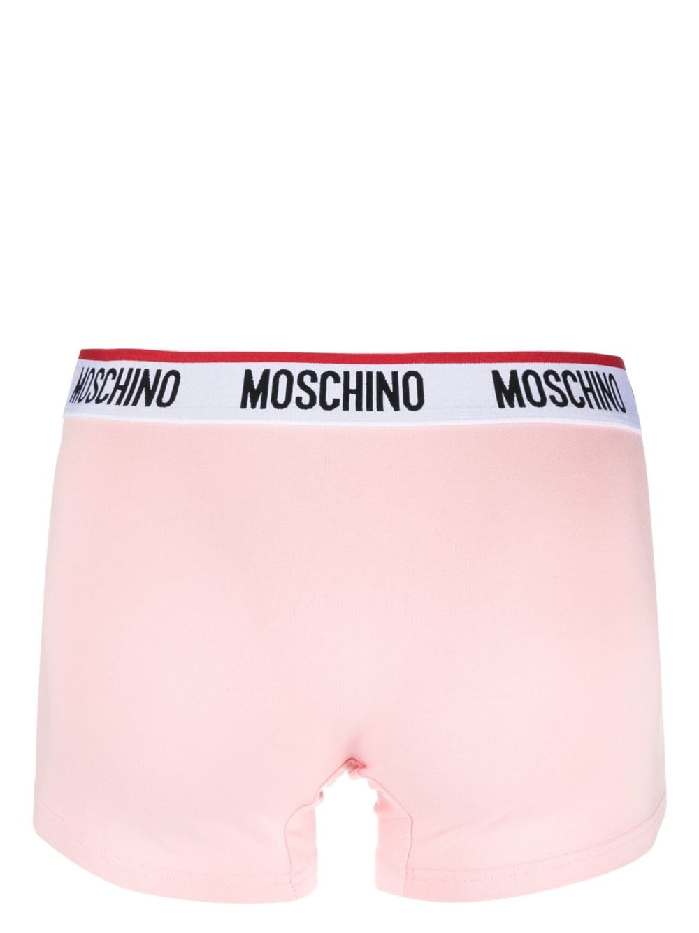Shop Moschino Logo-print Boxers In Pink