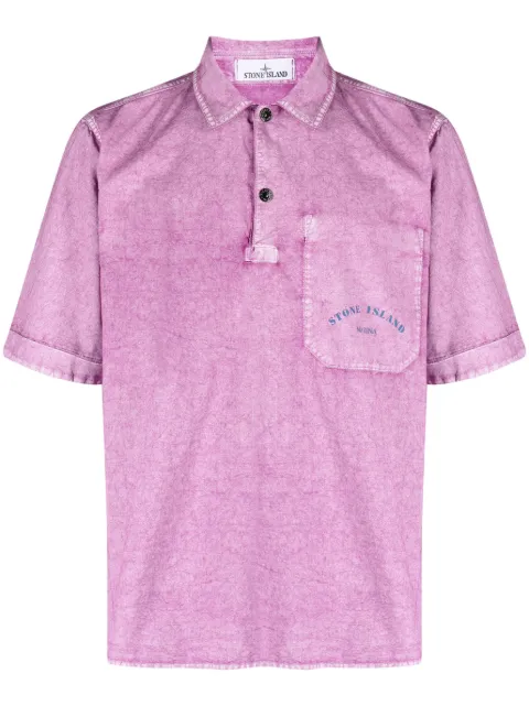 Stone Island рубашка поло Marina с короткими рукавами