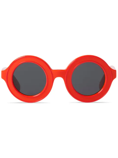 Burberry Eyewear logo-print round-frame sunglasses