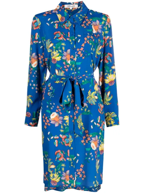 DVF Diane von Furstenberg vestido midi con estampado floral