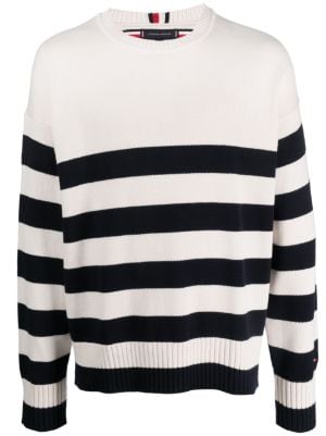 Tommy Hilfiger Striped ribbed knit Jumper Farfetch