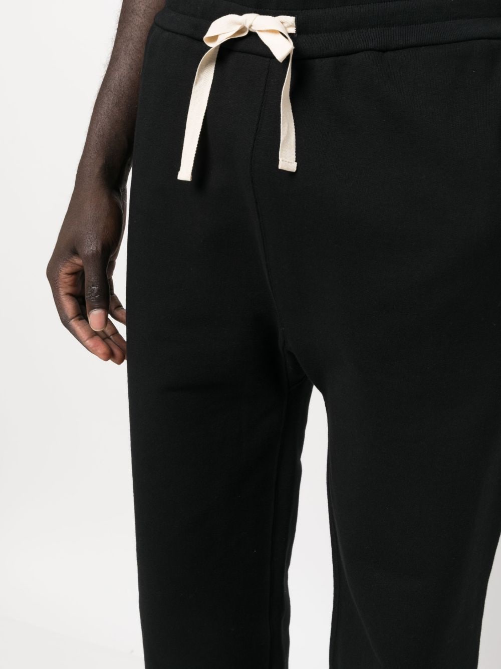 Shop Jil Sander Drawstring-waist Jersey Track Pant In Black