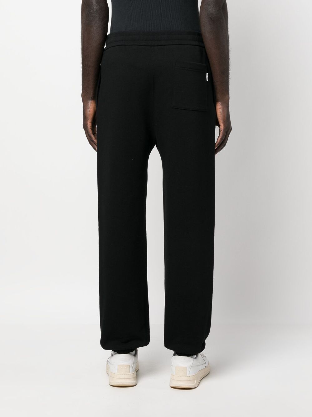 Shop Jil Sander Drawstring-waist Jersey Track Pant In Black