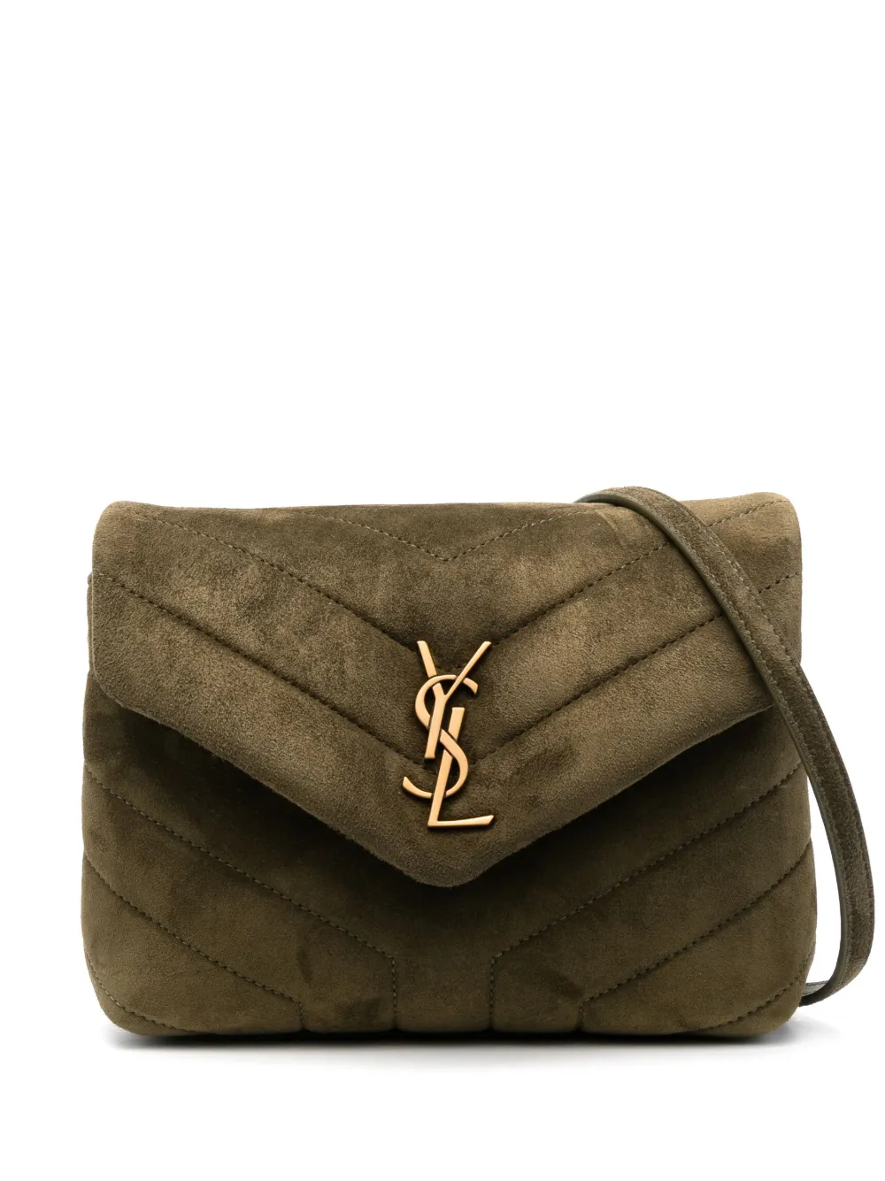 Saint Laurent Loulou Toy Suede Shoulder Bag