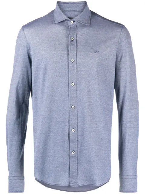 Paul & Shark camisa piqué con logo bordado