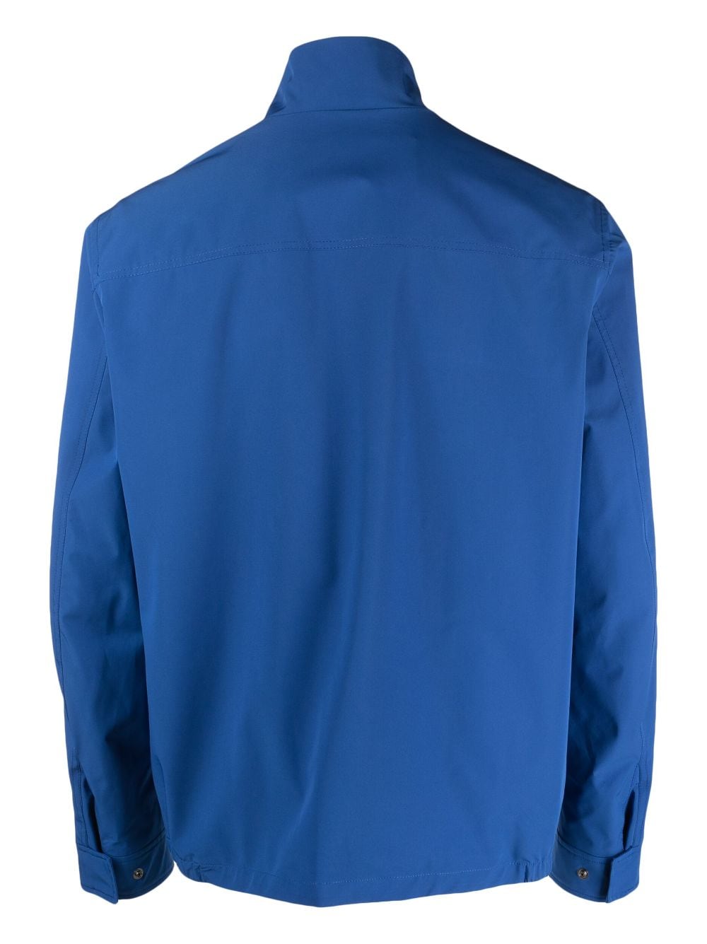 Shop Paul & Shark Logo-patch Zip-up Jacket In Blau