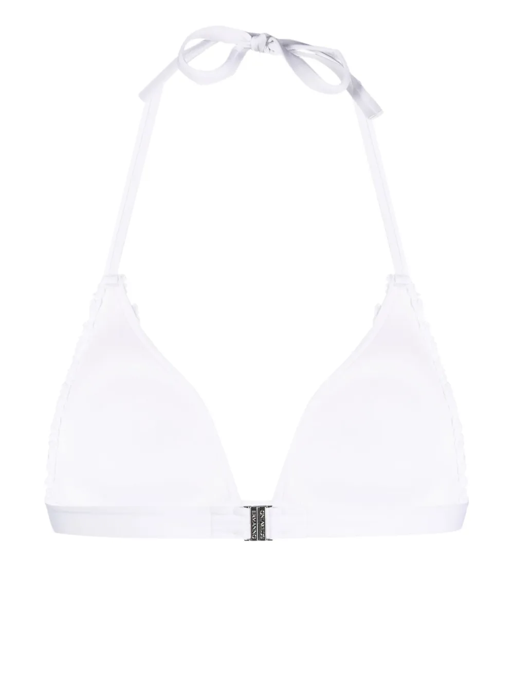 Ermanno Scervino Bikinitop met gegraveerd logo - Wit