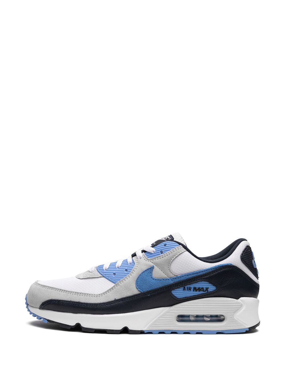Shop Nike Air Max 90 "unc" Sneakers In White