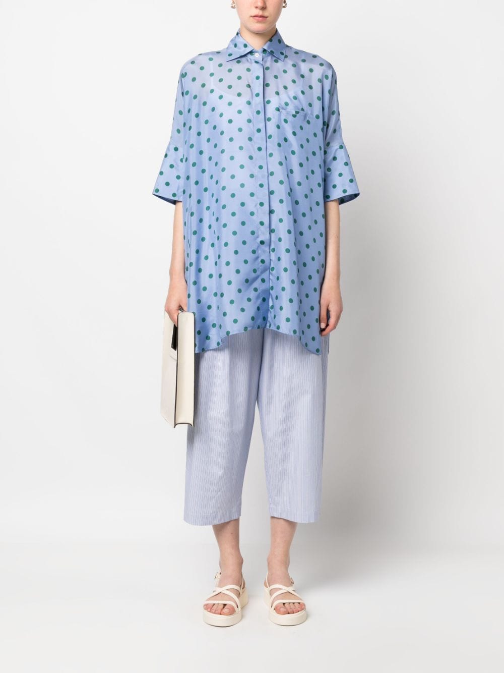 Jejia Oversized blouse - Blauw