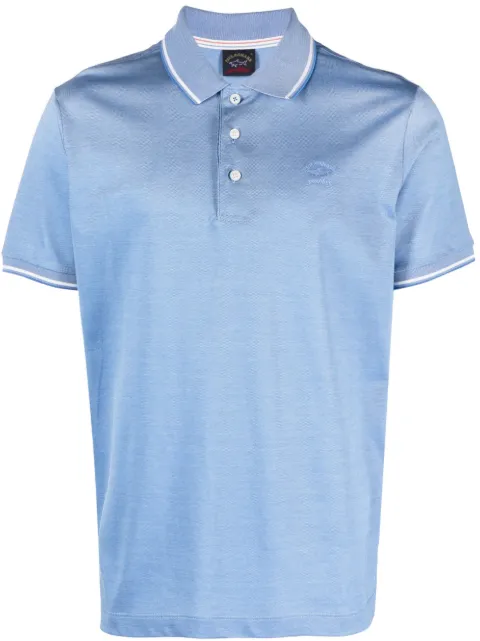Paul & Shark embroidered-logo cotton polo shirt