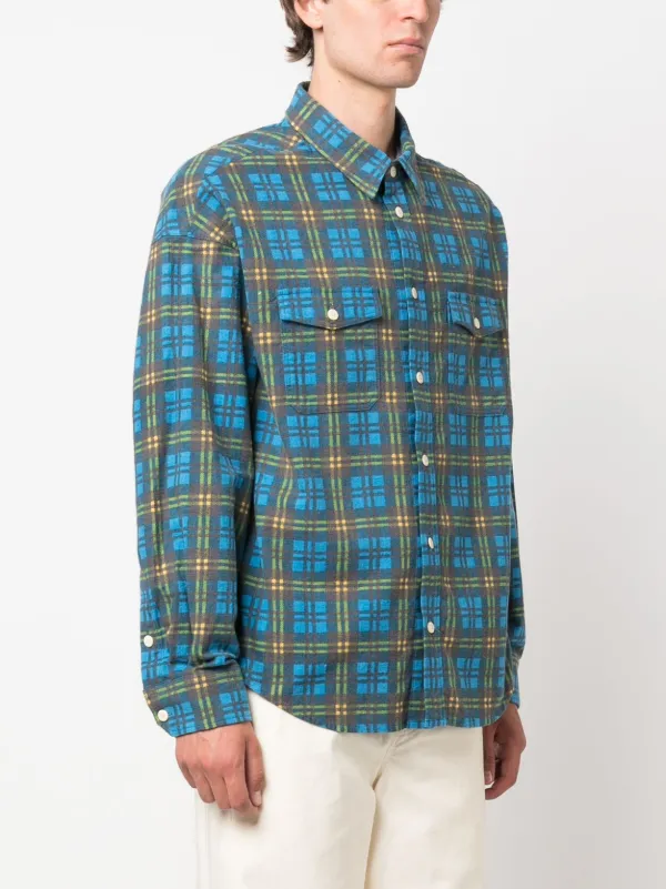 トップス visvim 22SS HARMON SHIRT S/S CHECK VISVIM ビズビム 22SS 0122105011015 HARMON SHIRTS S/S CHECK
