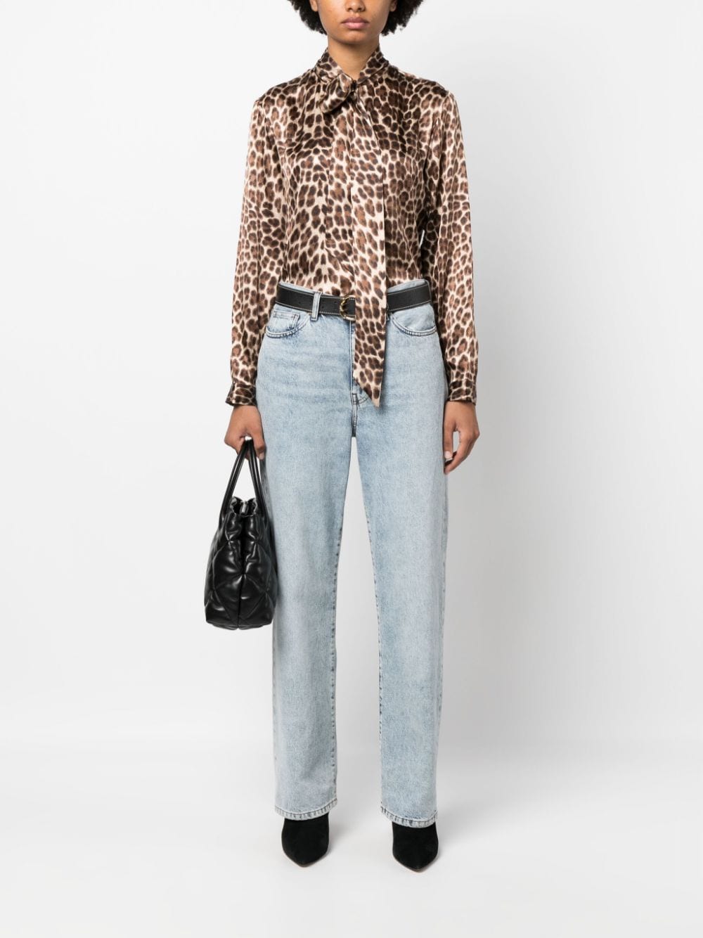 P.A.R.O.S.H. pussy-bow Collar Silk Shirt - Farfetch