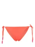 Jimmy Choo debossed-logo bikini bottoms - Red