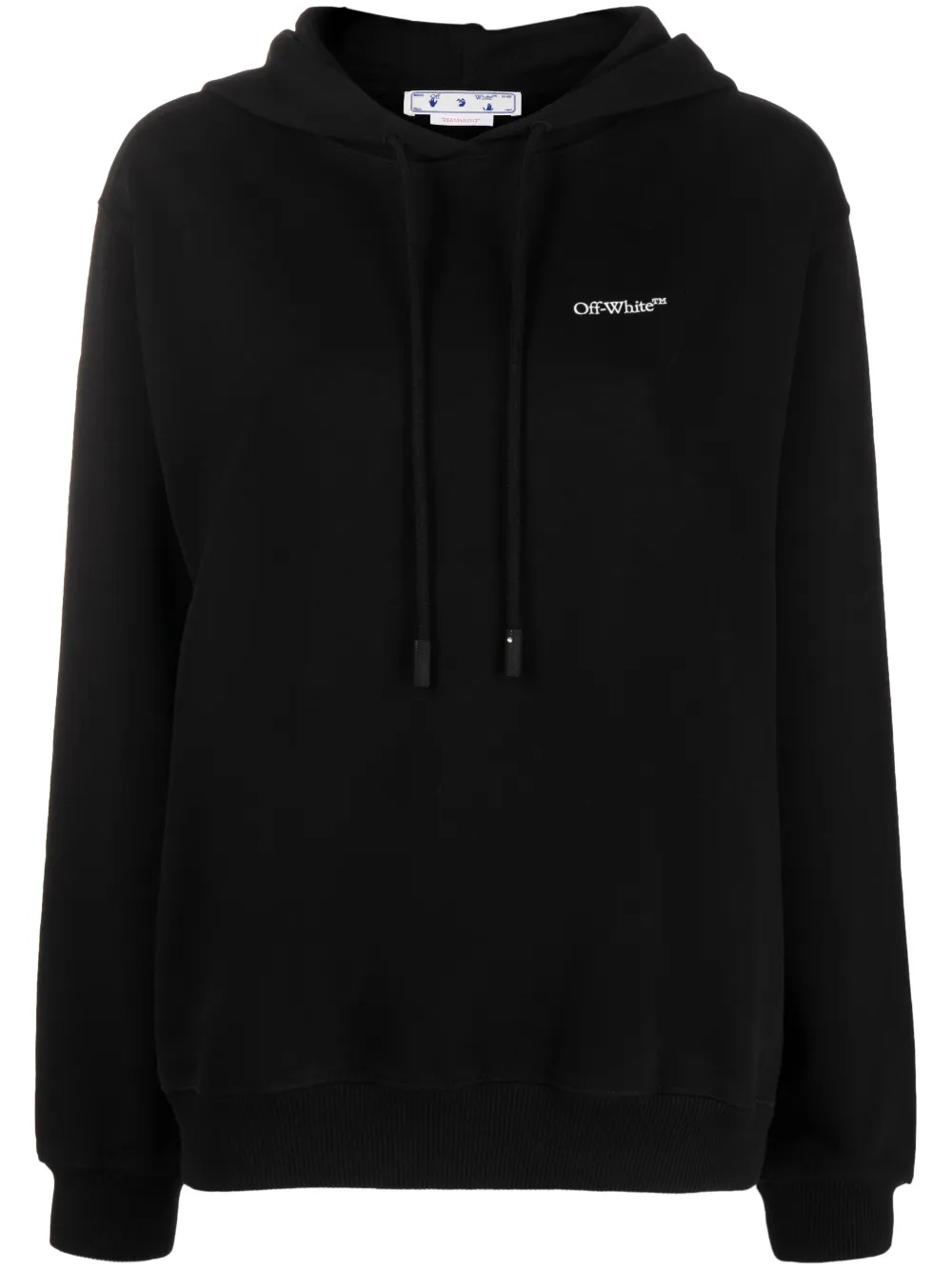 Off-White ロゴ パーカー | ブラック | Image 1