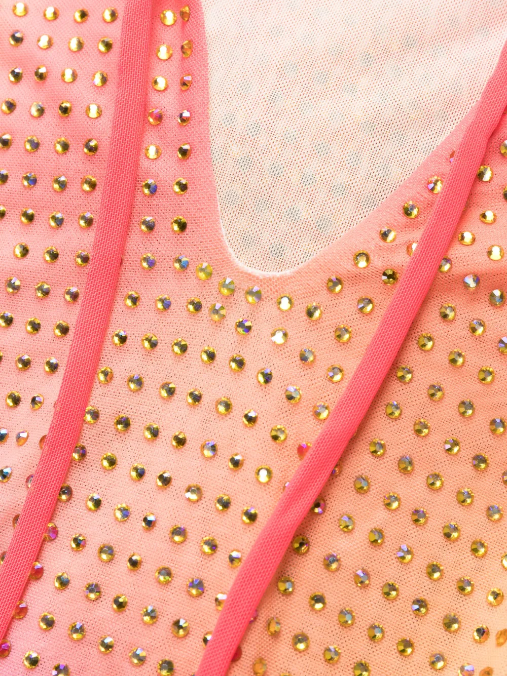 Self-Portrait crystal-embellished Mesh Maxi Dress - Farfetch