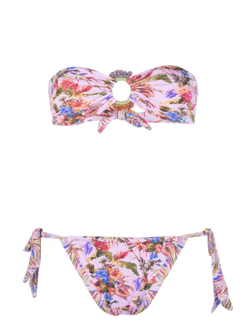 Anjuna Donna Lilla floral bikini set