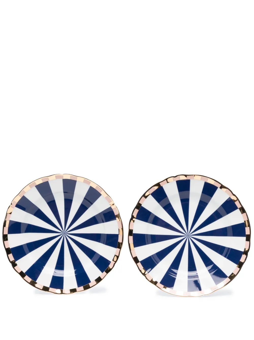 Bitossi Home Fortuna dessert plates (set of 2) - White