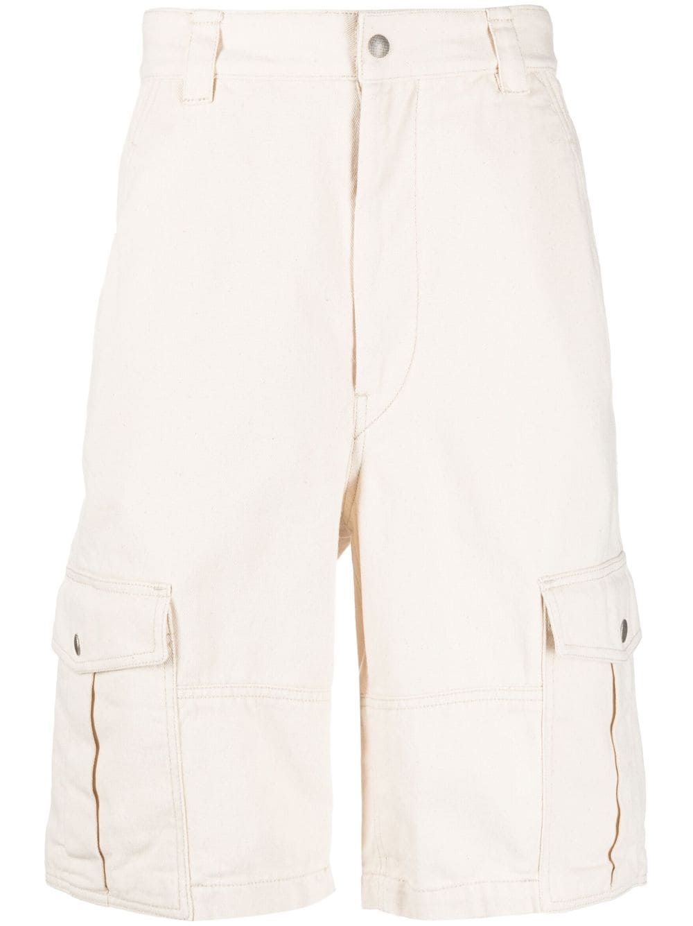 knee-length cargo shorts