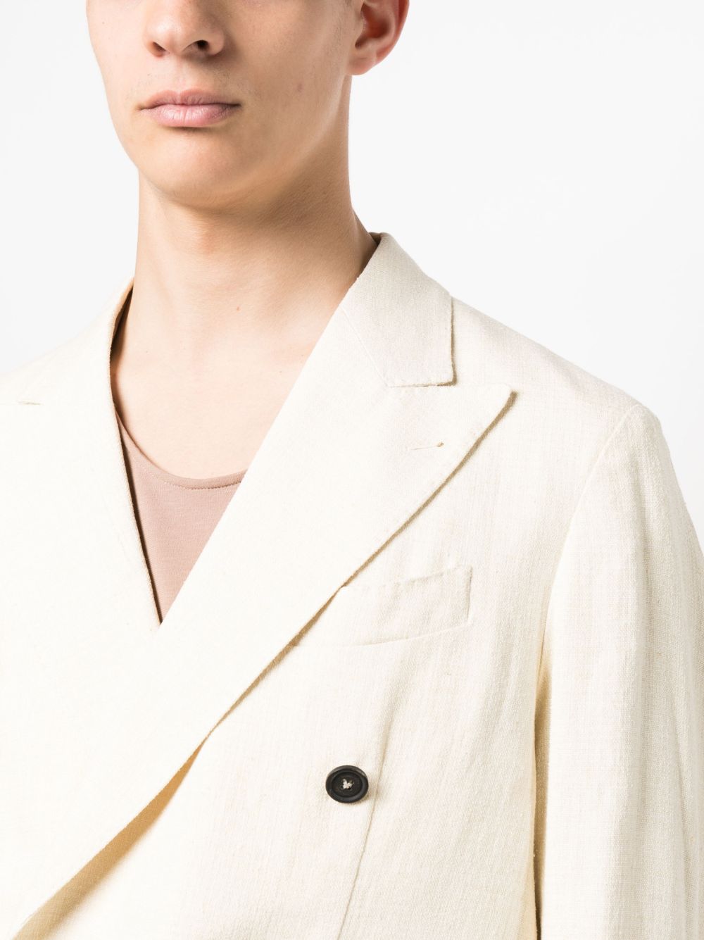 Massimo Alba silk-linen Blend Blazer - Farfetch