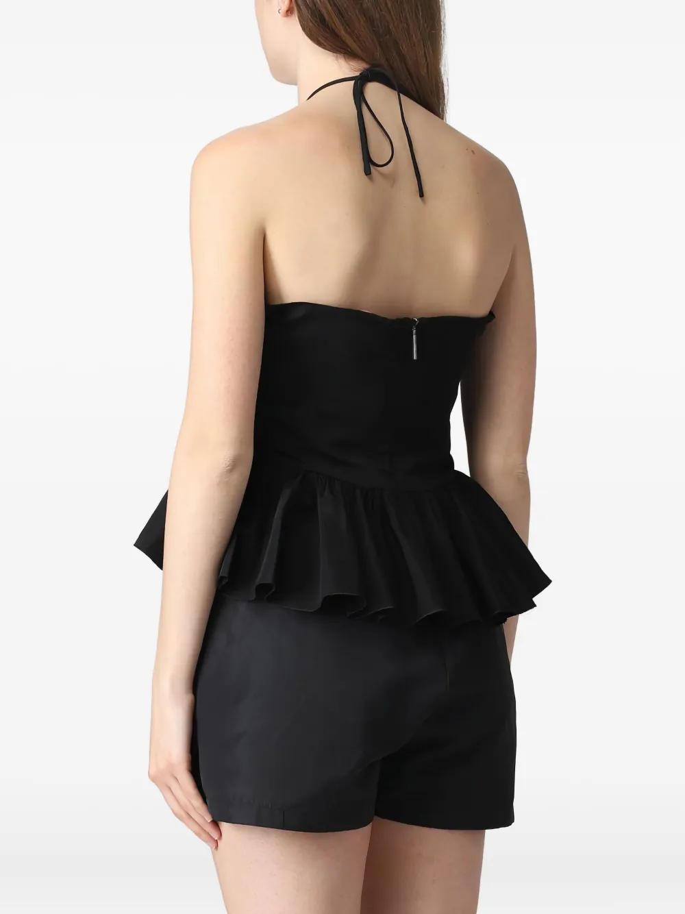 MSGM flared top Zwart