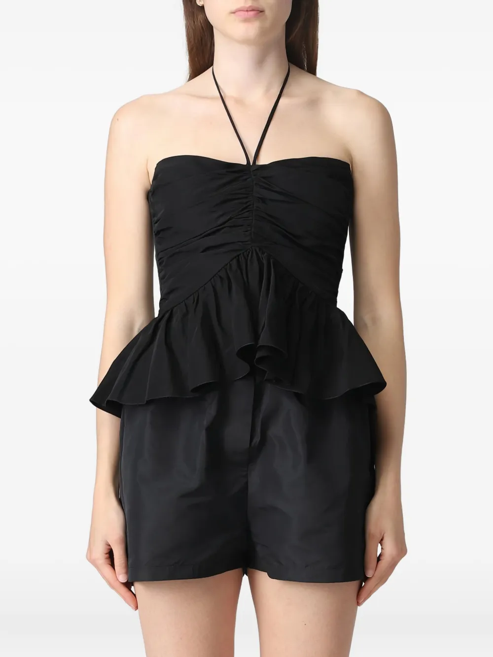 MSGM flared top | Black | Image 1